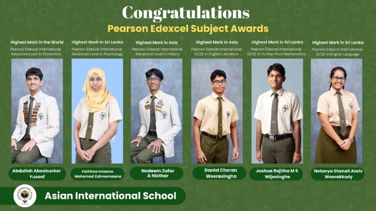 Read more about the article Pearson Edexcel Subject Award Achievers.